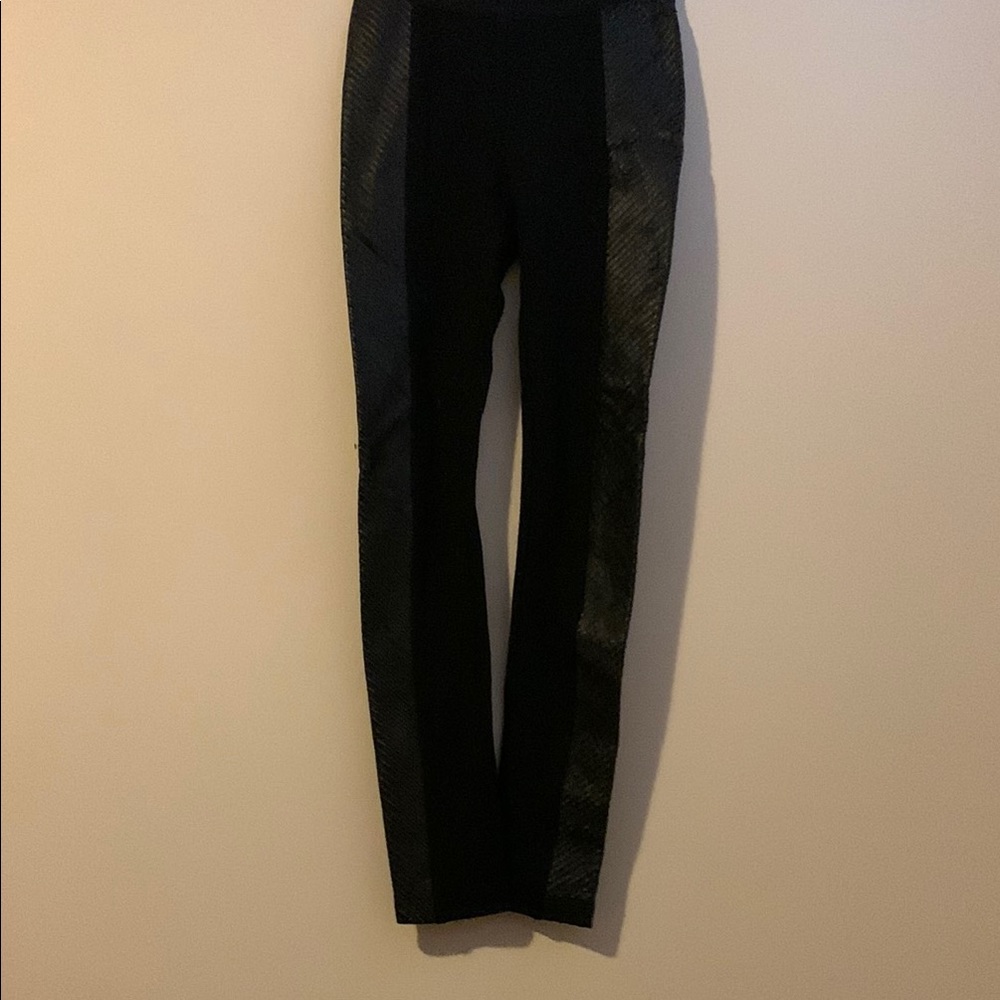Black and Gray Pants